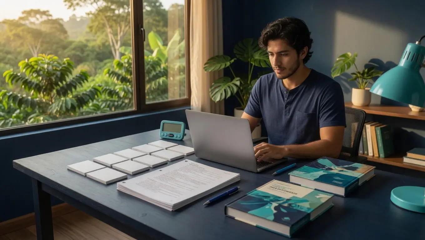Estudiante universitario en Alta Verapaz, Guatemala