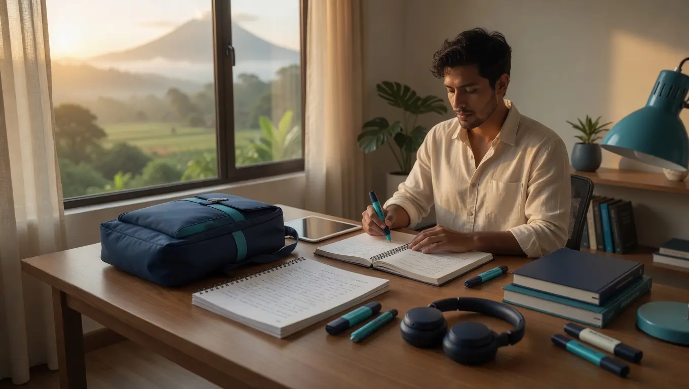 Estudiante universitario en Chimaltenango, Guatemala
