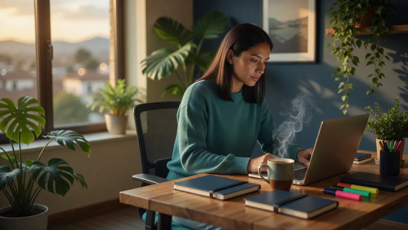 Estudiante universitario en Chinautla, Guatemala