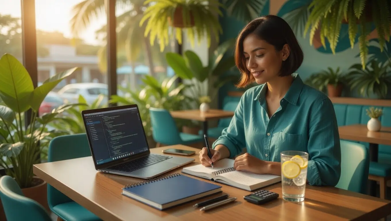 Estudiante universitario en Escuintla, Guatemala