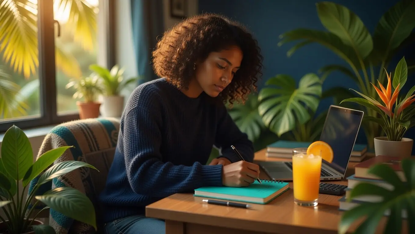Estudiante universitario en Izabal, Guatemala
