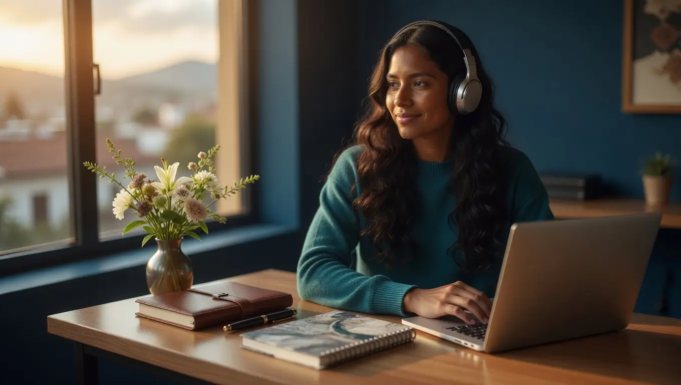 Estudiante universitario en San Juan Sacatepéquez, Guatemala