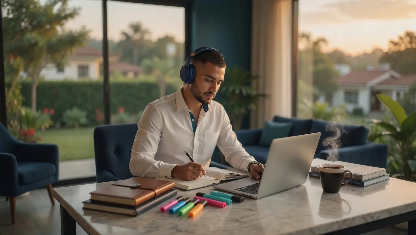 Estudiante universitario en San Miguel Petapa, Guatemala