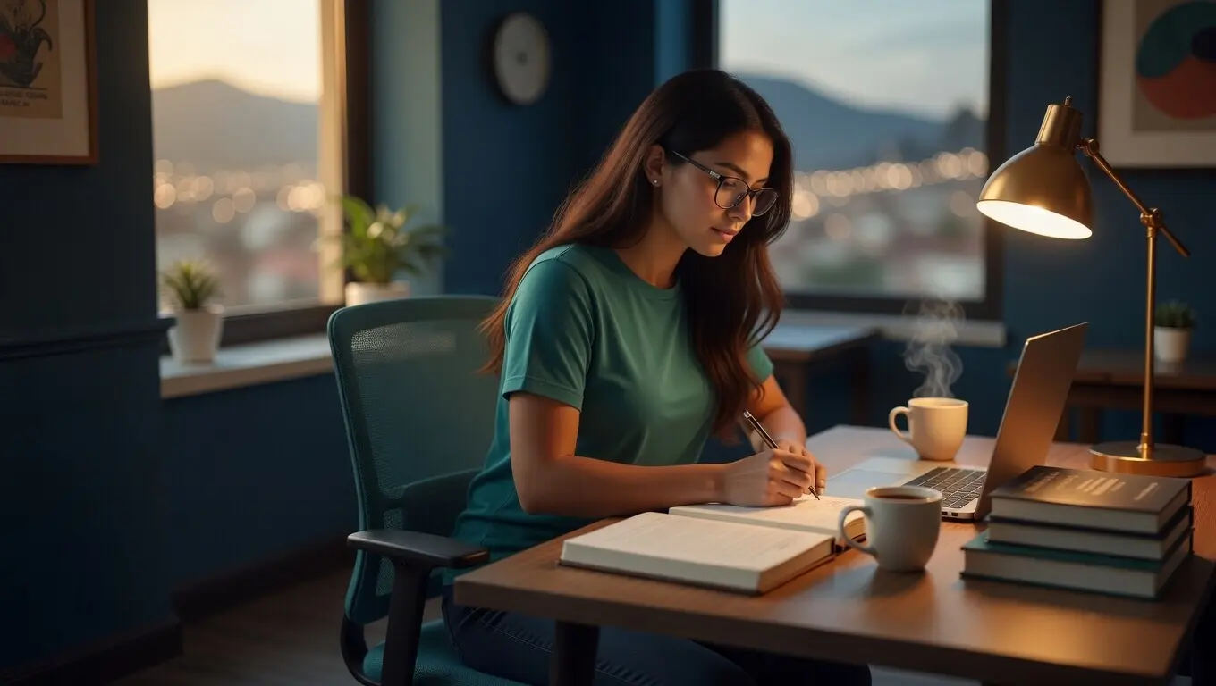 Estudiante universitario en Santa Catarina Pinula, Guatemala