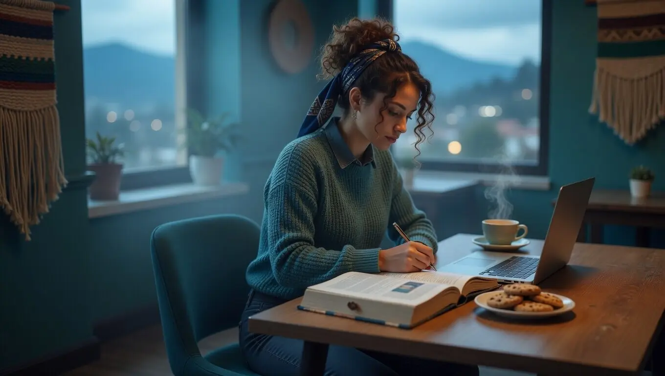 Estudiante universitario en Sololá, Guatemala