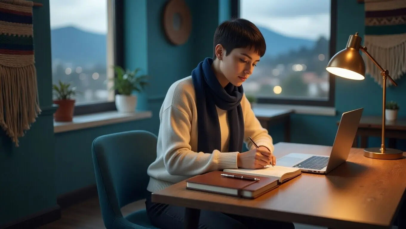 Estudiante universitario en Totonicapán, Guatemala